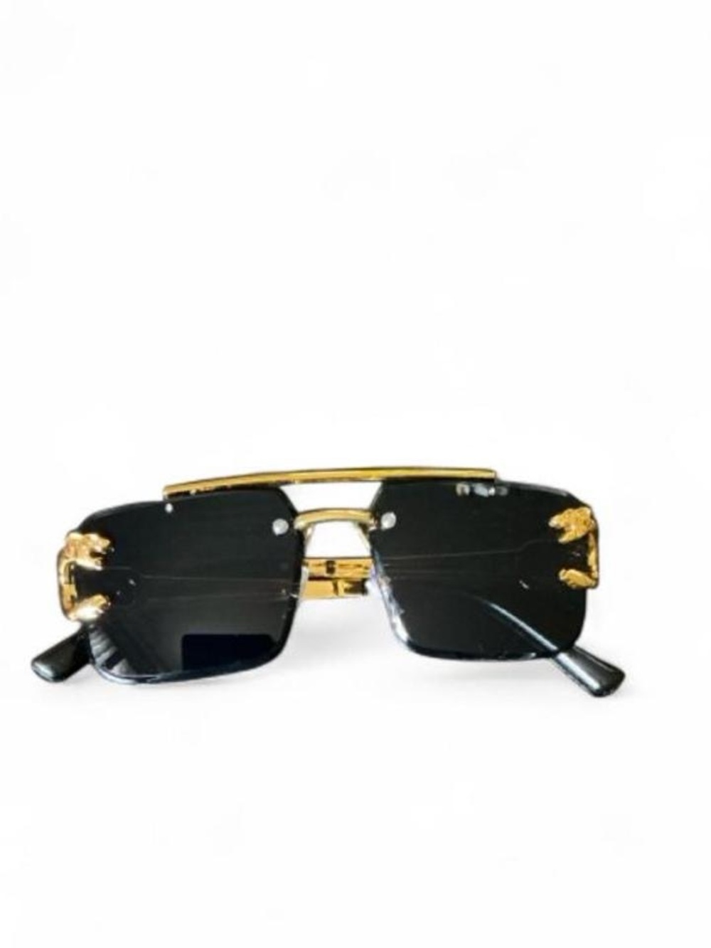 Black and Gold Sunglasses